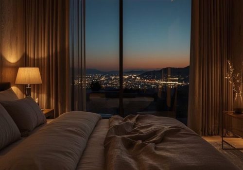 Penthouse Bedroom with Stunning City View